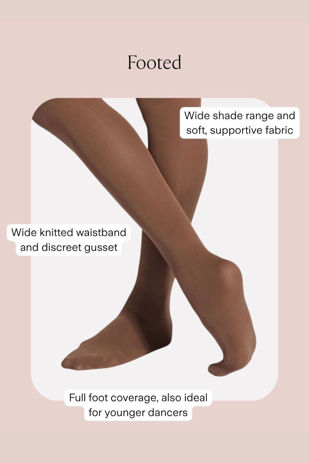 Ladies Contoursoft Footed Tights