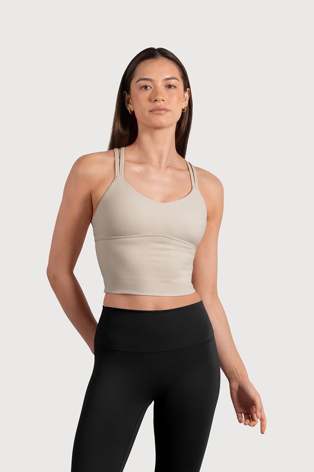 Ladies Active Streamline Crop Top