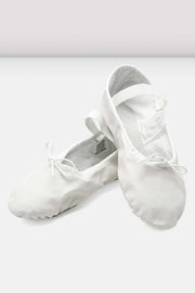 Ladies Dansoft Leather Ballet Shoes