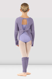 Girls Rose Twist Back Sweater