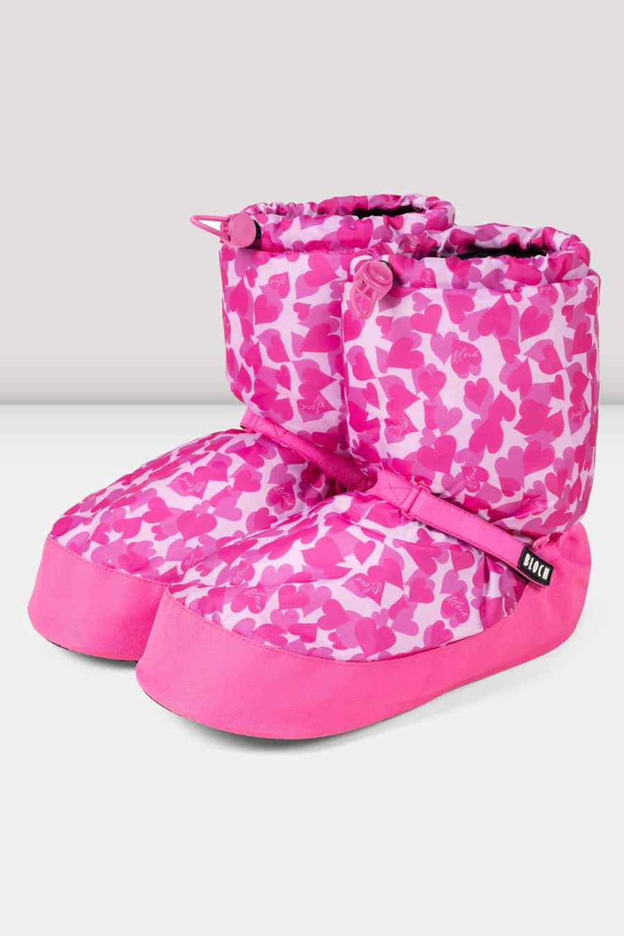 Childrens Confetti Hearts Print Warm Up Booties
