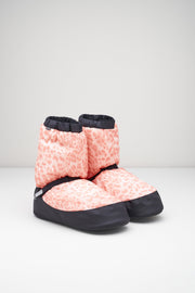 Childrens Leopard Print Warm Up Booties