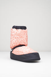 Childrens Leopard Print Warm Up Booties