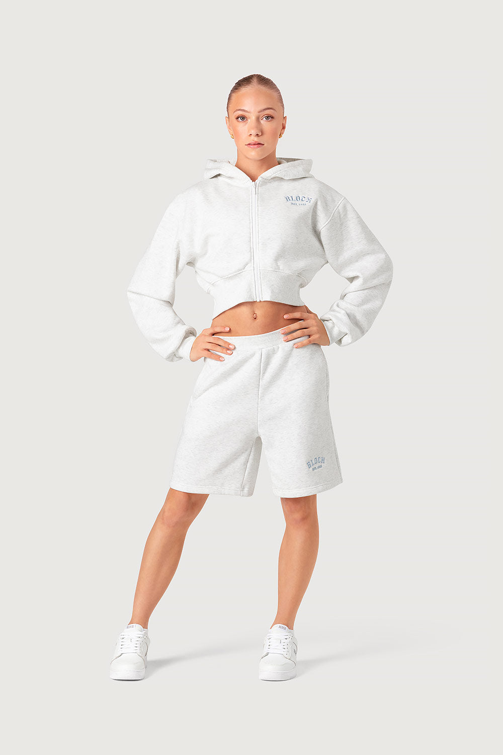 Girls Longline Sweat Short