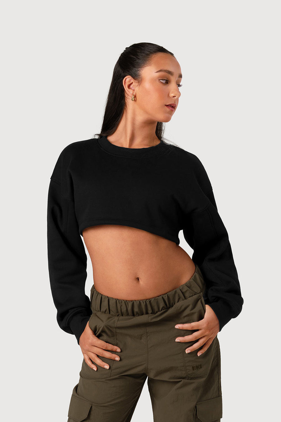 Girls Cropped Bolero Sweat Top