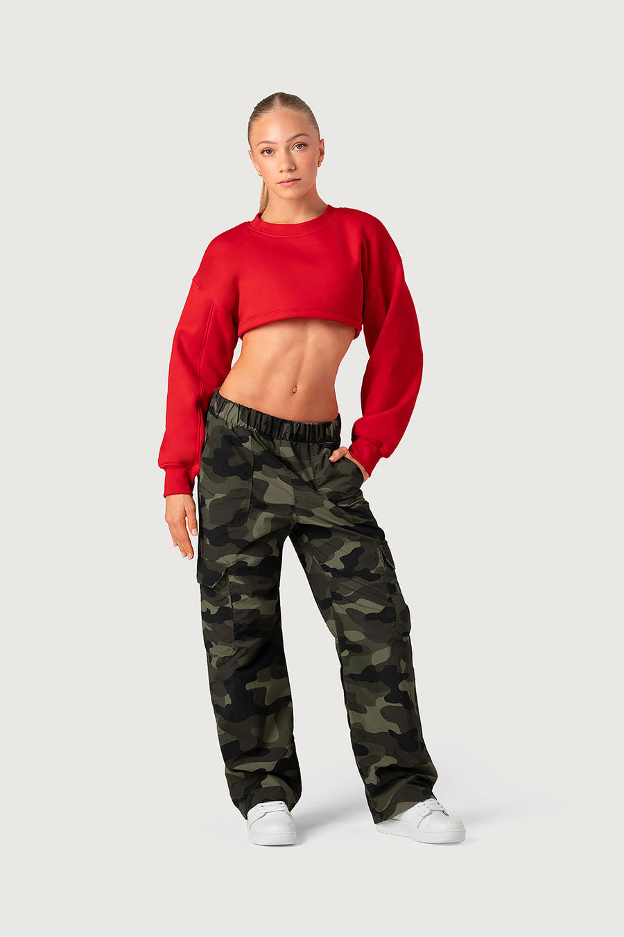 Girls Urban Camo Cargo Pant