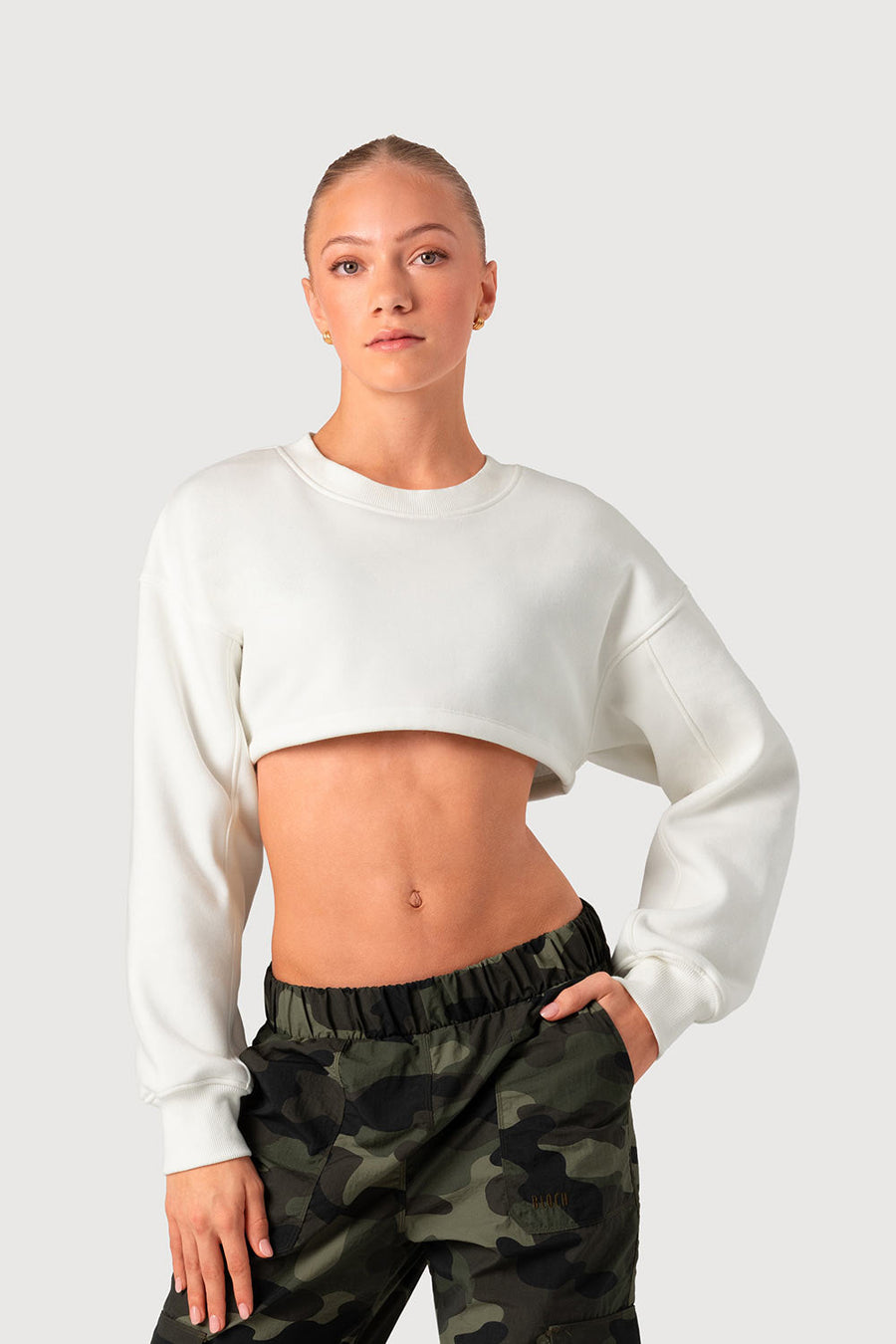 Girls Cropped Bolero Sweat Top