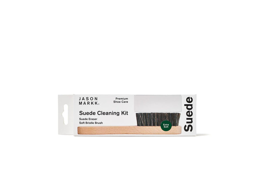 Jason Markk suede cleaning kit in packaging