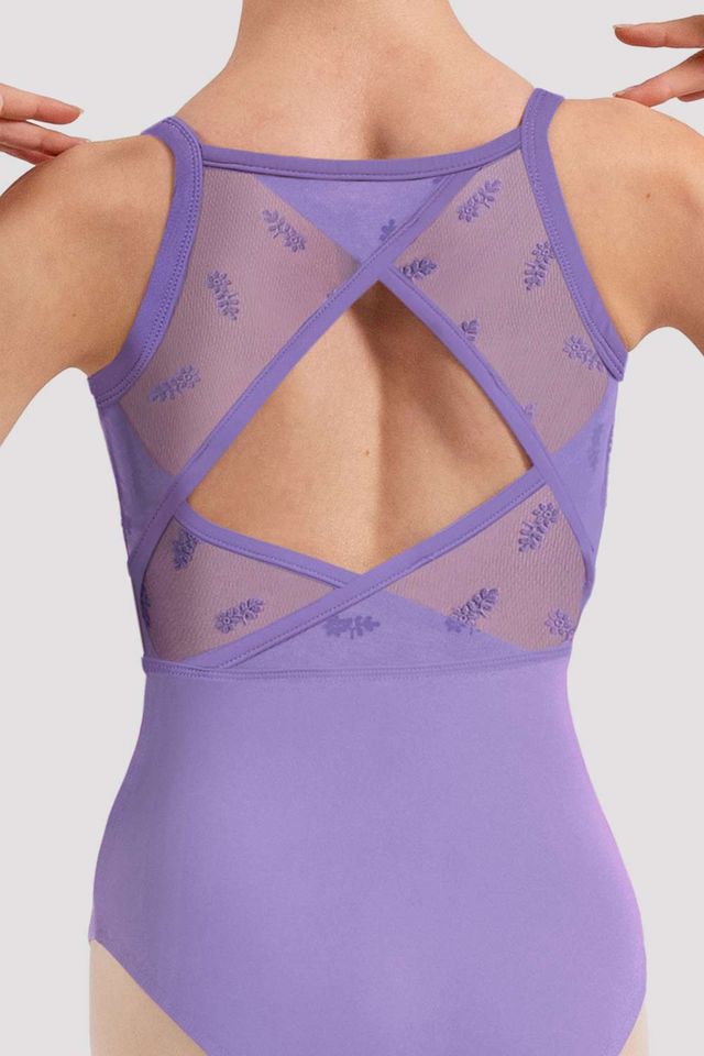 Girls Aria Floral Camisole Leotard