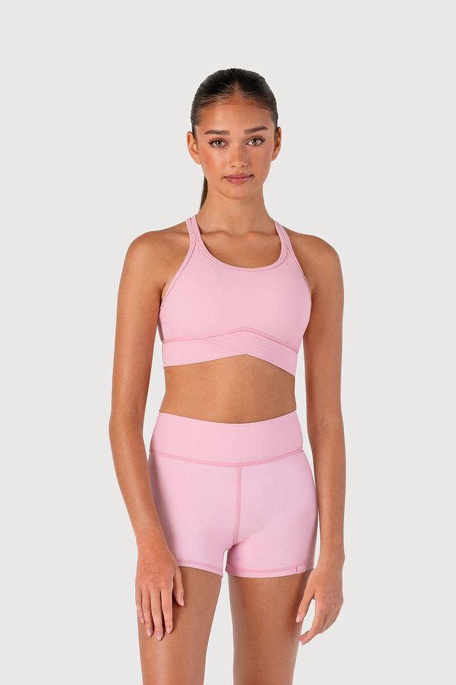 Girls Rib Striker Crop Top