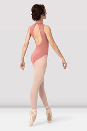 Ladies Diem Lace Up Halter Leotard