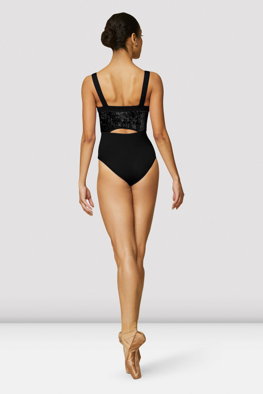 Ladies Akira Velvet Wide Strap Leotard