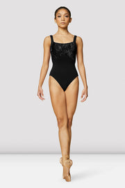 Tween Akira Velvet Wide Strap Leotard