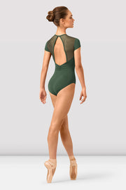 Ladies Eden Mirage Print Cap Sleeve Leotard