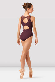 Ladies Lana Mirage Print Scoop Neck Leotard