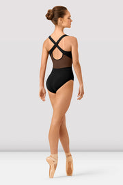 Ladies Hanoko Mirage Print Cross Back Leotard