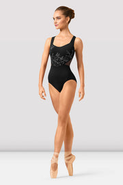 Ladies Hanoko Mirage Print Cross Back Leotard