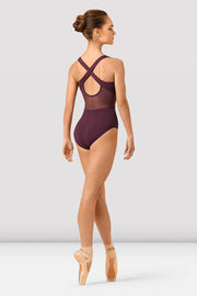 Ladies Hanoko Mirage Print Cross Back Leotard