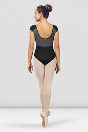 Ladies Dhara Scoop Back Cap Sleeve Leotard