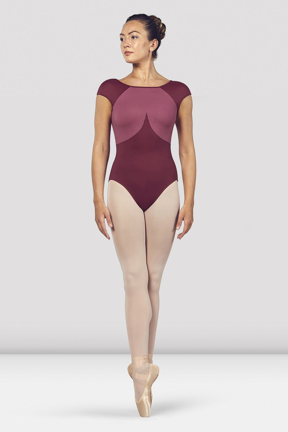 Ladies Dhara Scoop Back Cap Sleeve Leotard