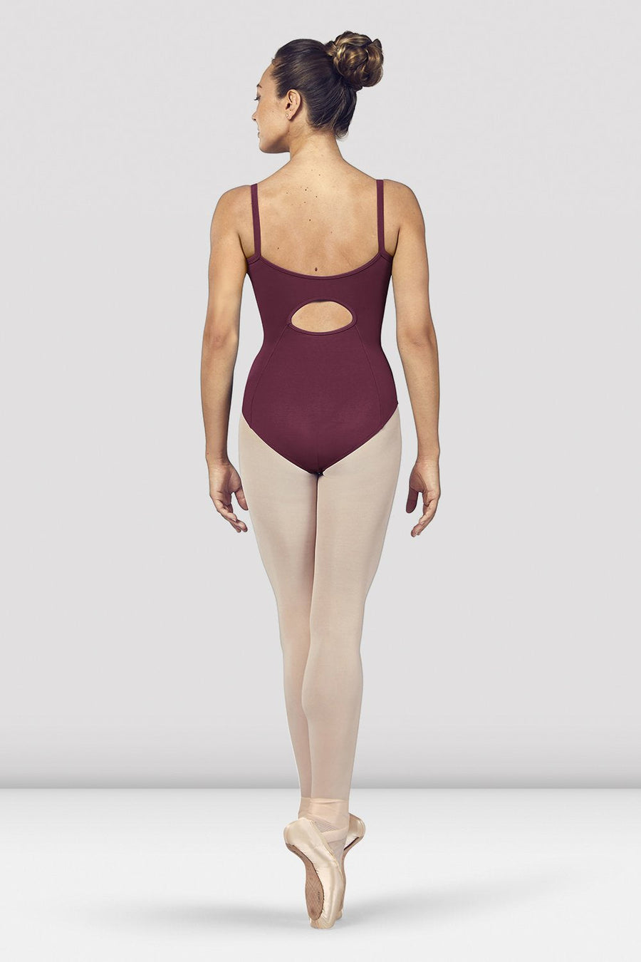 Ladies Vilette Zip Front Open Back Camisole Leotard
