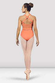 Ladies Marion Scoop Neckline Cross Back Tank Leotard
