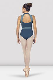 Ladies Alia Halter Neck Open Back Leotard