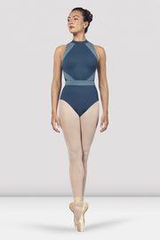 Ladies Alia Halter Neck Open Back Leotard