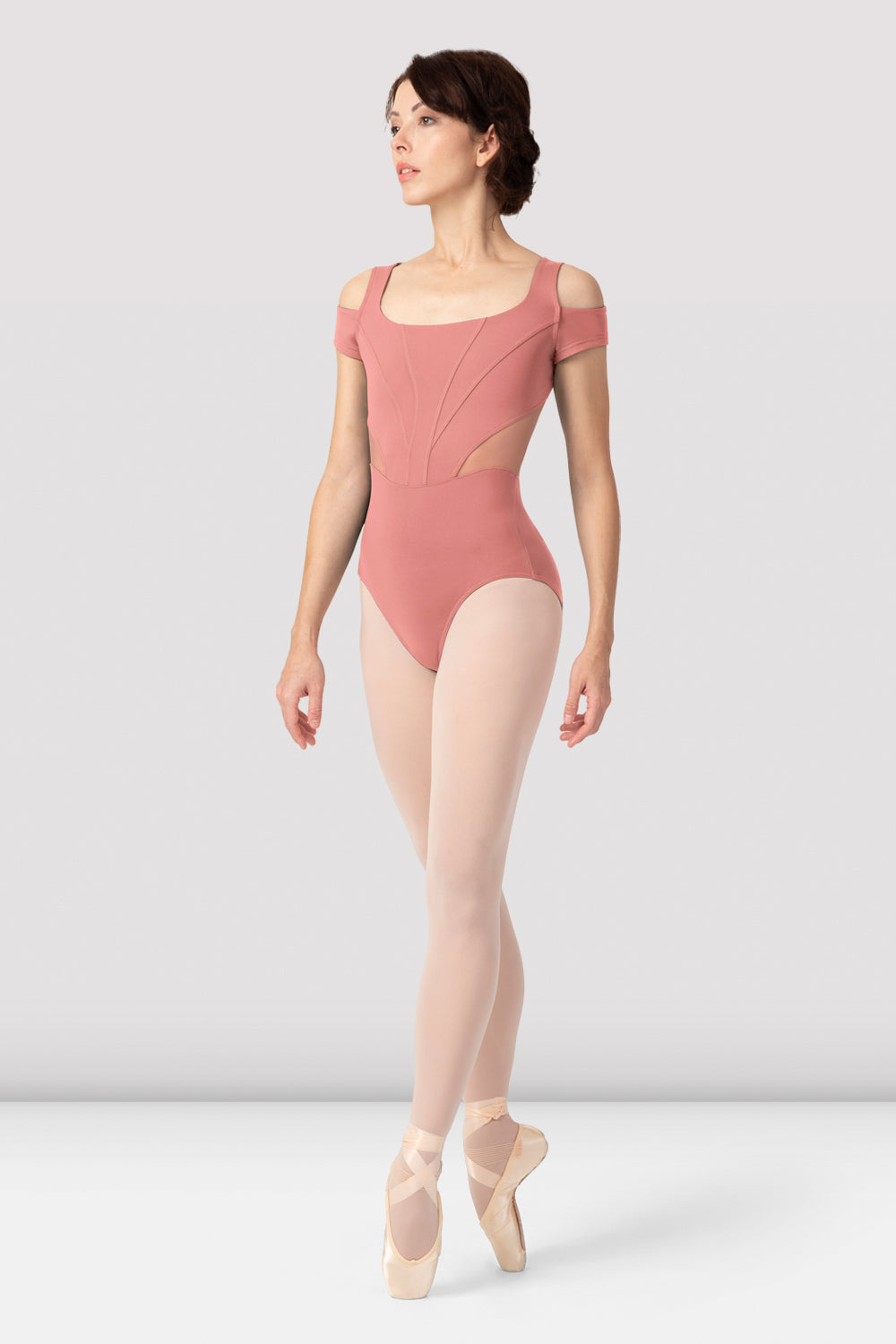 Ladies Boutique Corset Open Shoulder Leotard