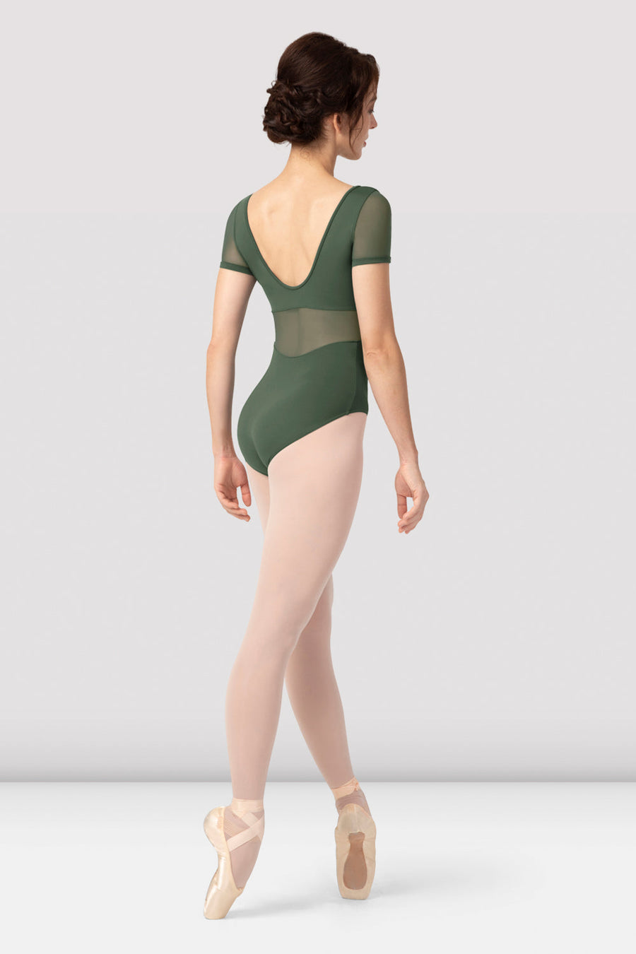 Ladies Clea Corset Short Sleeve Leotard