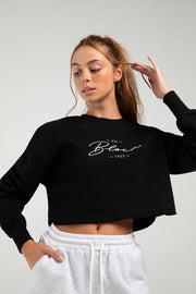 Off-Duty Terry Cropped Crew