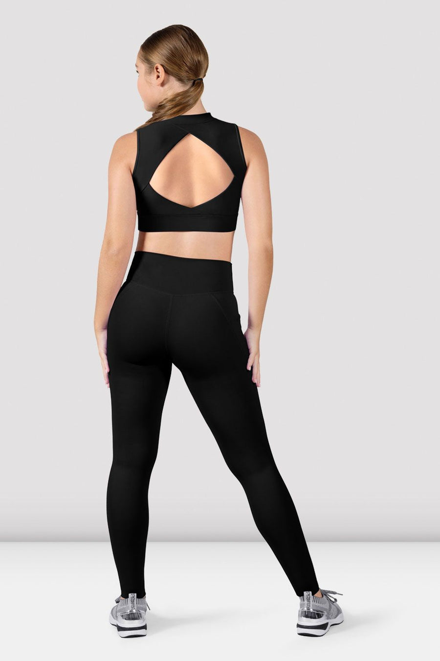 Apex Teen BLOCHeverhold Zip Front Crop Top
