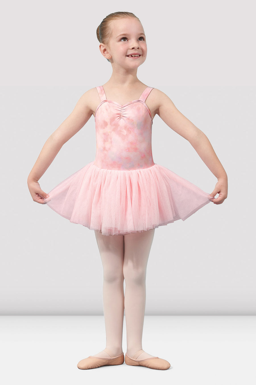 Girls Mirella Watercolor Sweetheart Tutu Dress