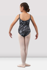 Girls Mirella Watercolor Scoop Neck Leotard