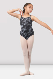 Girls Mirella Watercolor Scoop Neck Leotard