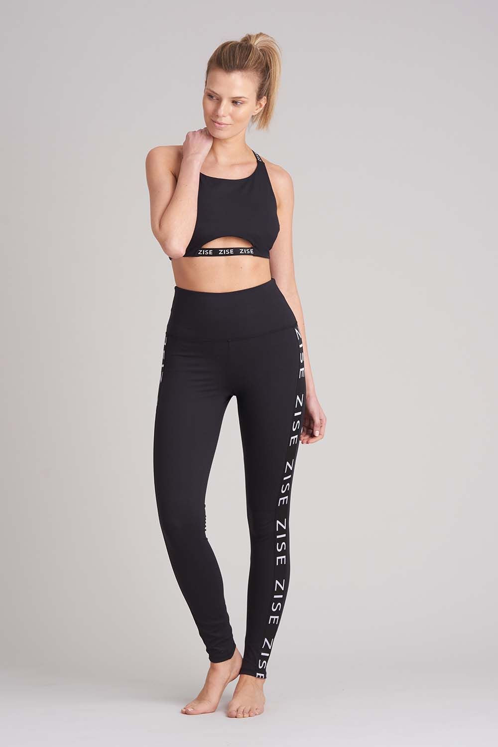 Zise Mimi Cross Back Crop Top