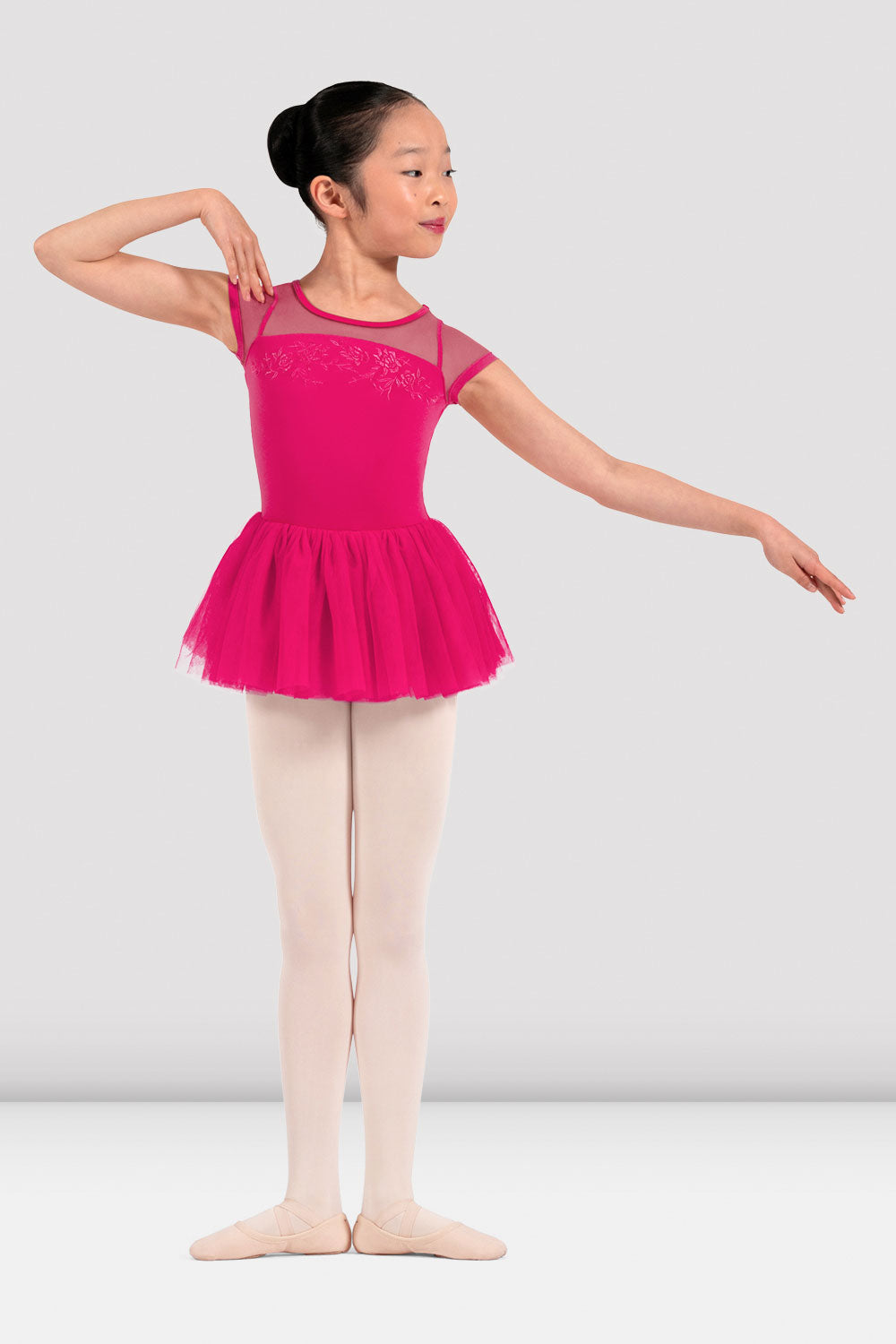 Girls Mirella Adagio Cap Sleeve Tutu Dress
