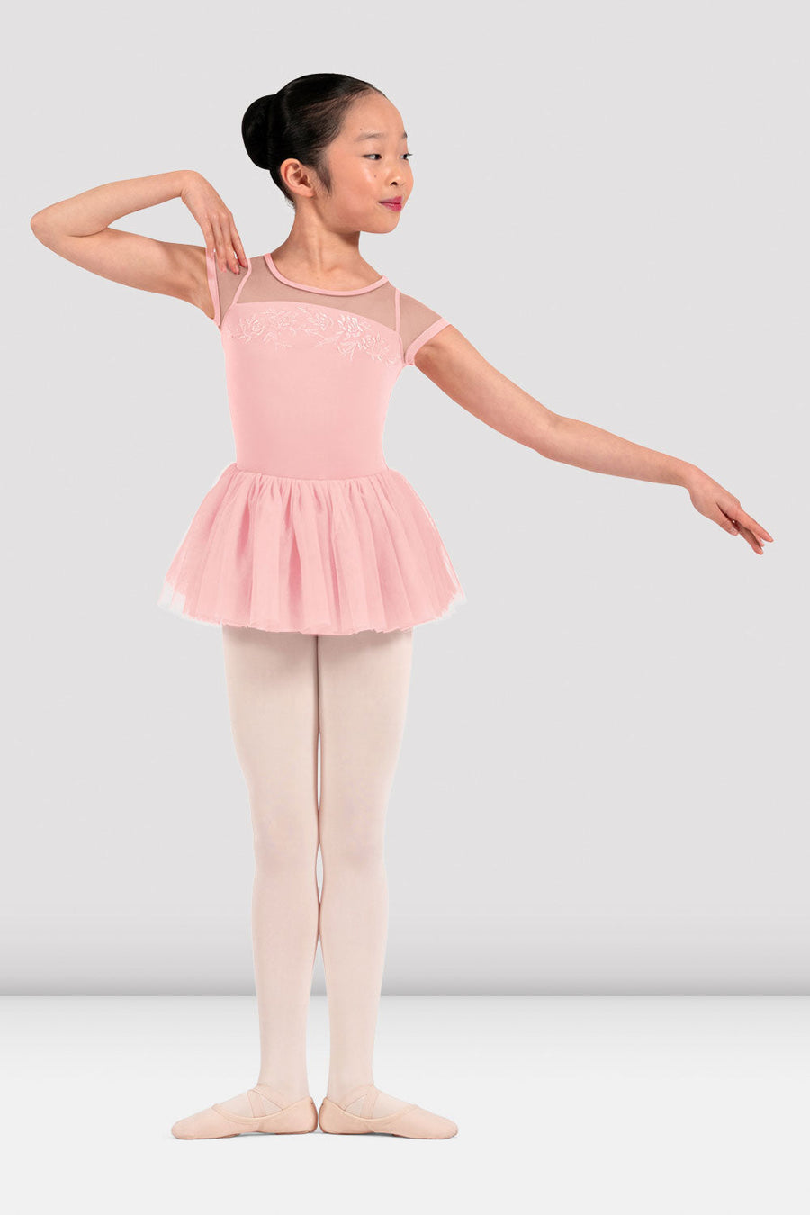 Girls Mirella Adagio Cap Sleeve Tutu Dress