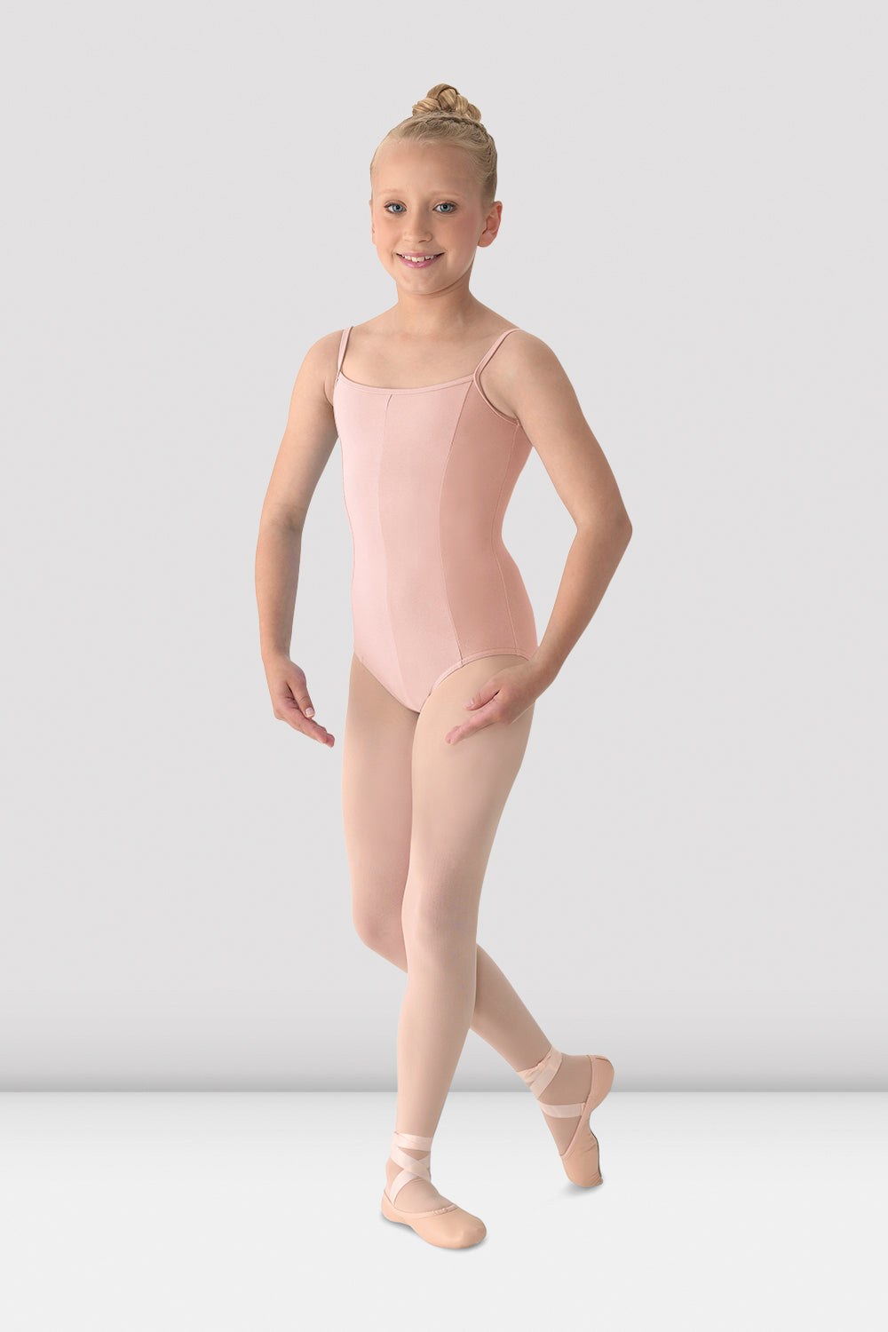 Girls Mirella Princess Seamed Camisole Leotard