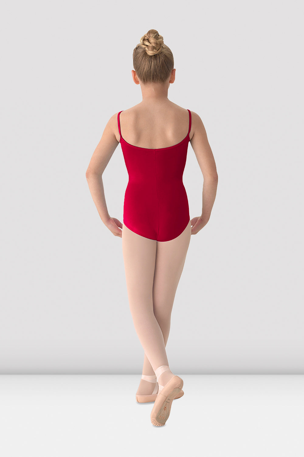 Girls Mirella Princess Seam V Front Camisole Leotard