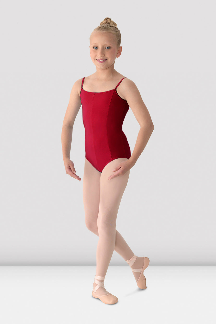 Girls Mirella Princess Seamed Camisole Leotard