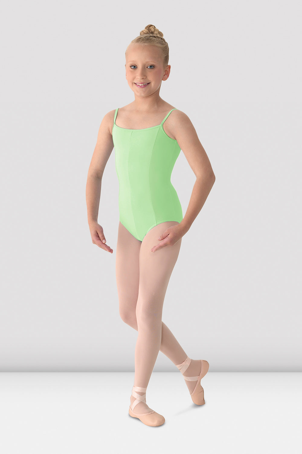 Girls Mirella Princess Seamed Camisole Leotard