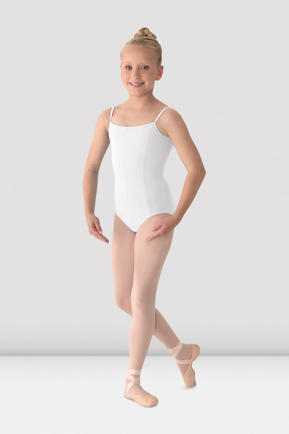 Girls Mirella Princess Seamed Camisole Leotard