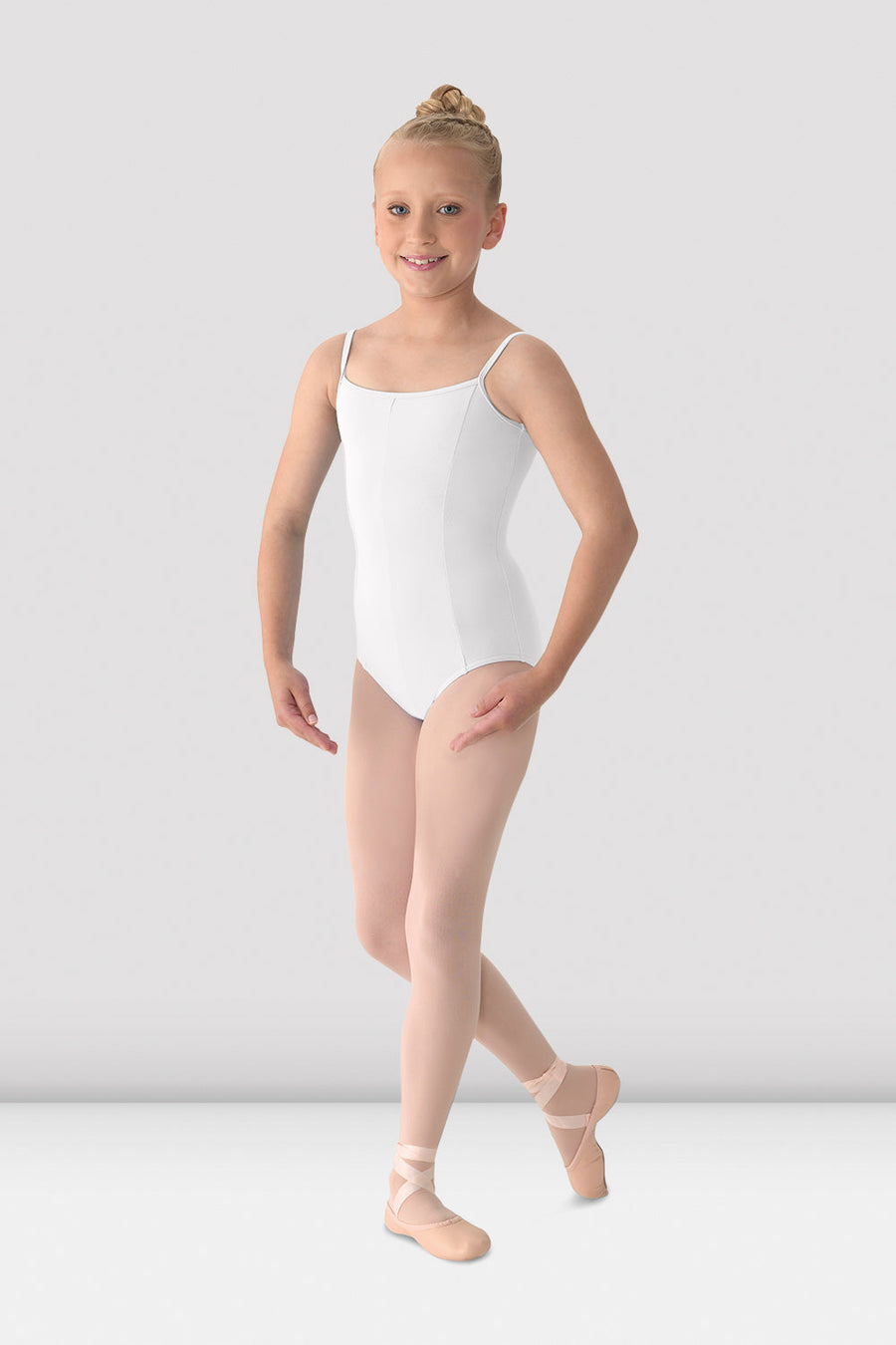 Girls Mirella Princess Seamed Camisole Leotard