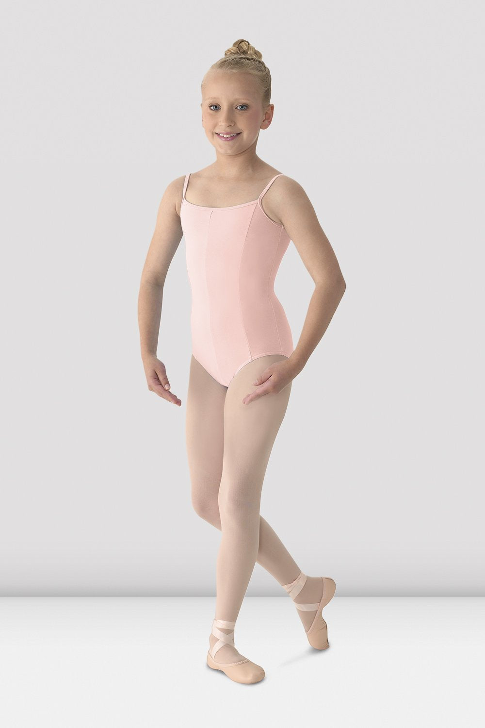Girls Mirella Princess Seam V Front Camisole Leotard