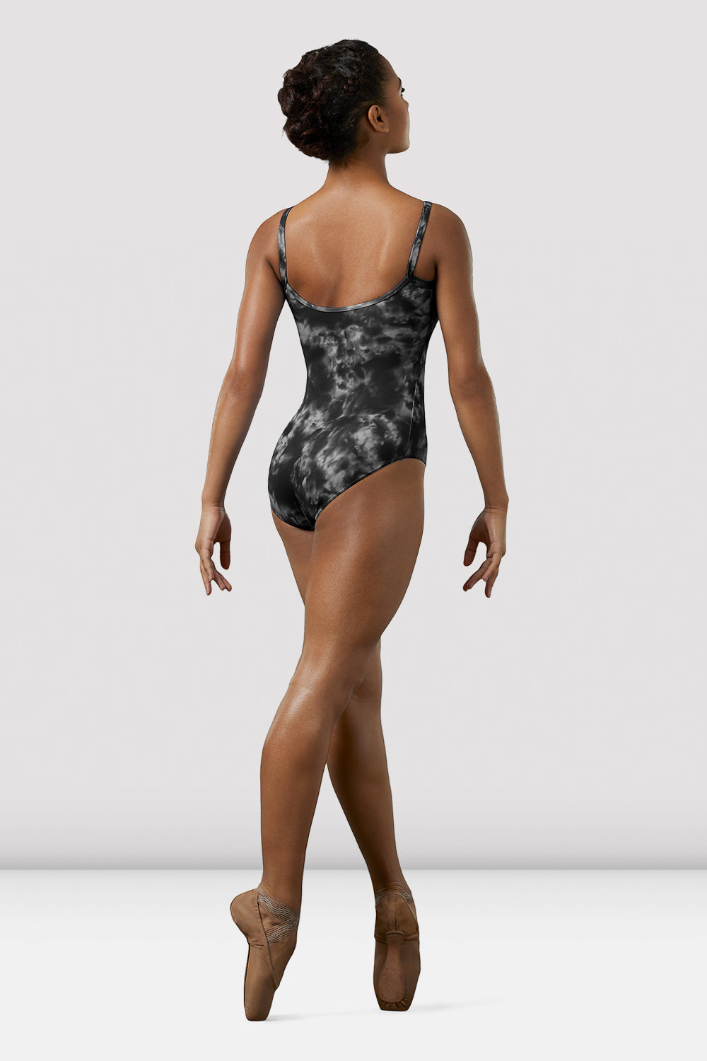 Ladies Mirella Watercolor Scoop Neck Leotard