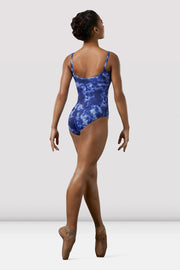 Ladies Mirella Watercolor Scoop Neck Leotard
