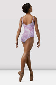 Ladies Mirella Watercolor Scoop Neck Leotard