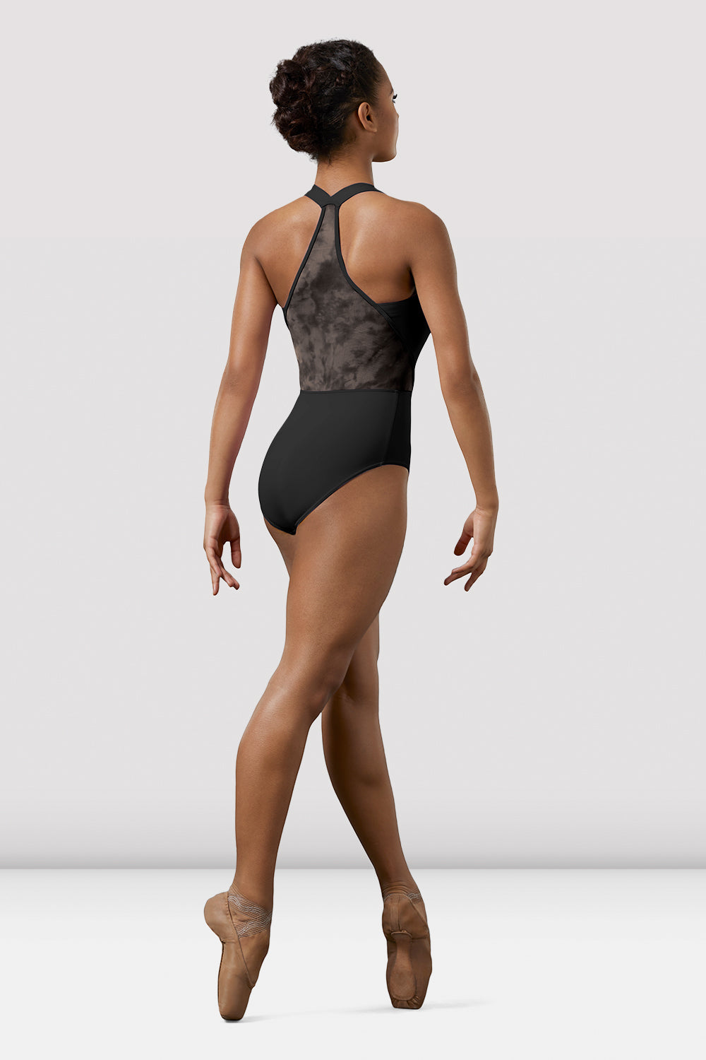 Ladies Mirella Watercolor Wide Strap Leotard