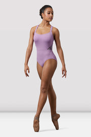 Ladies Mirella Watercolor Wide Strap Leotard